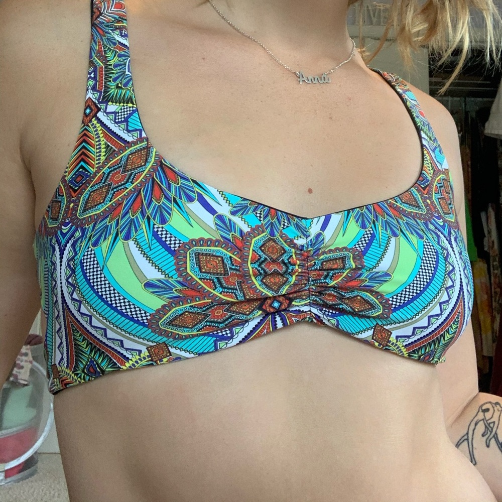 L space reversible bikini top